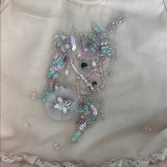 Pink Unicorn Tutu Dress - Picture 3 of 9